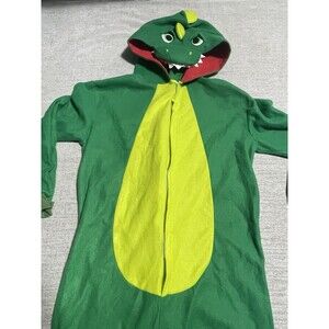 Dinosaur Costume Adult One Piece Medium Green Halloween, Cosplay Unisex